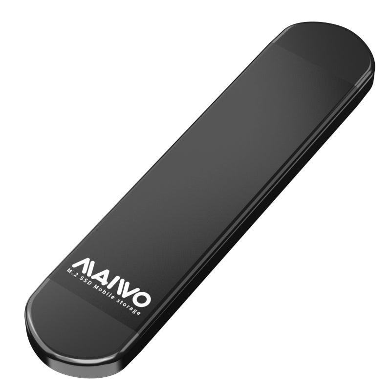 Maiwo K1683P2 External USB-C Enclosure for M.2 NVMe SATA SSD - 10Gbps - USB A - M-Key and B&M Key - Black